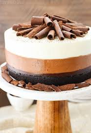 Triple Chocolate Mousse Cake Chocolate Mousse Layer Cake Recipe Recipe Triple Chocolate Mousse Cake Mousse Cake Recipe Chocolate Mousse Cake