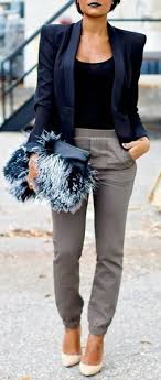 Black White And Navy Blue Outfits 26 Great Fall Outfits Ideas To Try Already This Autumn Winter Season Casual Office Attire Fashion Business Casual Outfits