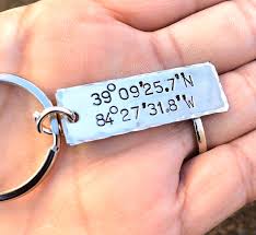 Personalized Birthday Gift For Boyfriend Who Has Everything Valentines For Him Coordinate Keychain Boyfriend Gift Personalized Keychain Gifts For Men His And Hers Keychains Natashaaloha In 2020 Birthday Gifts For Boyfriend Diy Boyfriend Gifts Mens Birthday Gifts