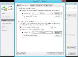 Maintenance Settings Veeam Backup Guide For Hyper V