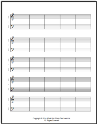 In the figure below, you can see the lines (1st, 2nd, 3rd, 4th and 5th): Staff Paper Pdfs Download Free Staff Paper