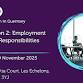 EEOS Session 2: Employment Rights and Responsibili... event in Guernsey