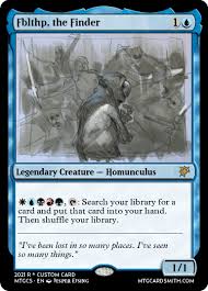 Restrict cards based on their numeric statistics. Fblthp The Finder Wubrg Tutor Commander Custommagic