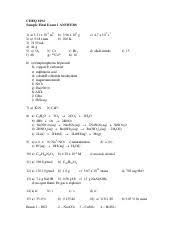 For cbt exam slot booking has been started from 7th july 2021. Chemistry Final Exam Answer Key A Cheq 1094 Sample Final Exam 1 Answers 1 A 3 31 X 10 3 M2 B 3 96 X 100 G 2 A 0 181 Mm B 200 K 3 21 59 Ml 4 44 G 5 A Course Hero