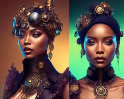 AI Generated Ebony Photos and Artwork