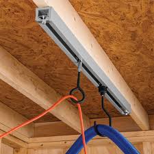 4 Tracks For Rockler Ceiling Track System Rockler Woodworking And Hardware Kayak Storage Kayak Storage Rack Closet Designs