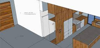 Hall closets are perfect for this kind of small pantry replacement, as they're often located close to the kitchen. Door To Garage Through Hidden Walk In Pantry