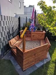 Diy Piratenschiff Sandkasten Sandkasten Garten Sandkasten Piratenschiff Piratenschiff