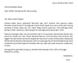 Surat ini merupaakan surat dinas yang resmi, maka dari itu sangat perlu memperhatikan cara penulisan dari surat dinas pemerintahan tersebut. Contoh Soal Surat Pribadi Dan Surat Dinas Bahasa Indonesia Smp