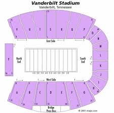 2 Vanderbilt Vs Nevada Football Tickets Sept 8 Sec R 45