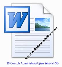 Soal terdiri atas 40 soal pg yang harus diisi seluruhnya. 20 Contoh Administrasi Ujian Sekolah Us Sd Website Pendidikan