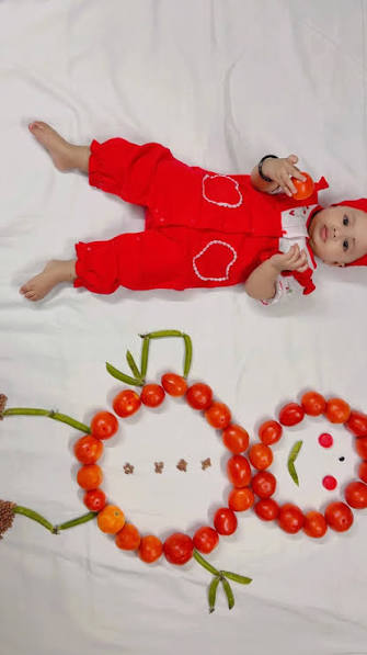 Fresh Tomato 8-Month Baby Milestone