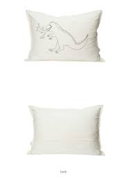 ornament 오너먼트 공룡 자수 쿠션커버 ornament - 온라인 멀티 편집샵 트렁크쇼