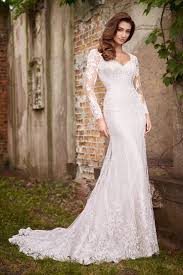 Long sleeve bridal gowns have always been a tradition and an expression of modesty, but they also enjoy popularity amongst a cool, chic, modern fashion icons. Long Sleeve Modest Wedding Dresses Martin Thornburg