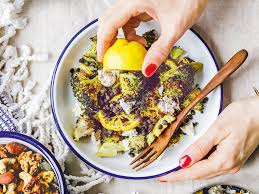 Gerosteter Brokkoli Salat Schrot Und Korn Brokkoli Salate Gerosteter Brokkoli Rezepte