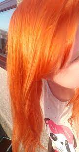 Orange Hair Don T Care Hair Dyed Hair Hair Styles