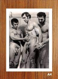 Male Nude Men Showering Together Full Frontal Nudity - Etsy Israel