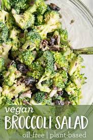 Vegan Broccoli Salad Recipe Whole Food Plant Based Vegan Potluck Recipe Oil Free Wfpbno Health Whole Food Recipes Broccoli Salad Recipe Vegan Side Dishes