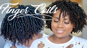 How To Finger Coils Natural Hair Ft Eco Styler Black Castor Oil Flaxseed Oil Gel Yo Coiling Natural Hair Natural Hair Styles Finger Coils Natural Hair