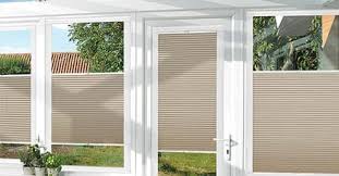 It is just put the blinds on the other side of the door where the door opens so the blinds will not get in the way. Door Blinds A Perfect Fit For Your Bifolds Patio Doors