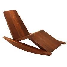 Solid Salvaged Ipe Wood Rocking Chair By Zanini De Zanine Wood Rocking Chair Wood Chair Ipe Wood
