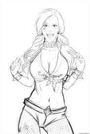 Maybe you would like to learn more about one of these? Harley Quinn Pin Up Coloring Pages Novocom Top