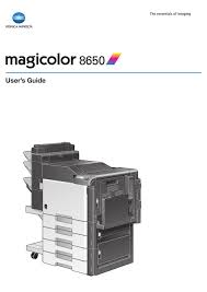 Pagescope net care has ended provision of download and support service. Konica Minolta Magicolor 8650dn User Manual Pdf Download Manualslib