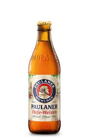 Perfect for warm days on a patio. Hefe Weizen Paulaner Brauerei Munchen