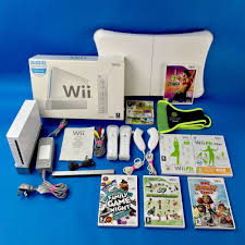 Nintendo Wii Fitness Bundle Fit Board 4 Remotes Zumba Wii Fit Plus Belt Sports Wii Fit Fit Board Workouts Wii