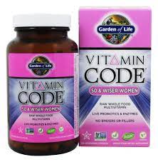 Garden Of Life Vitamin Code Raw 50 Wiser Women S Multi Formula In 2021 Garden Of Life Vitamins Vitamins For Vegetarians Vitamins