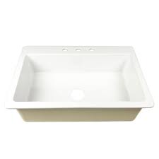 hole single bowl kitchen sink