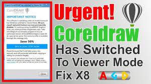 It arrives with multiple countless instruments and extensions with plugins to utilize. Coreldraw Has Switched To Viewer Mode Fix X8 Buy Legal Copy Youtube
