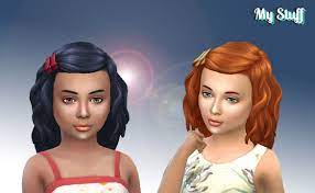 Larahairstyle By Kiarazurk Sims Hairstyle Sims 4