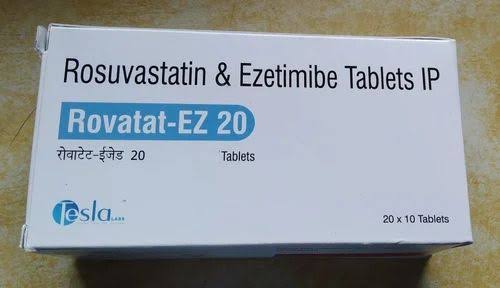 Rosuvastatin Ezetimibe Tablet IP at ₹ 290/box | Pharmaceutical Medicines in  Pune | ID: 2853125176755