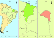 Location map of the study setting, Imperatriz, MA, Brazil. (A ...