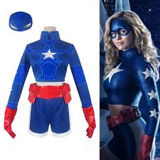 2020 Stargirl Cosplay Costume Courtney Whitmore Uniform Set Star Spangled Kid Printed Tights Heroine Halloween Carnival Movie Tv Costumes Aliexpress