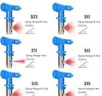 Spray Tips for Airless Sprayer, Geevorks Reversible Airless ...