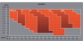 Mizuno Shorts Size Chart