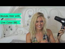 Hair colour remover @ boots. Blonde Hair With Live Color Xxl Emtalks Youtube