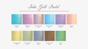 Viva Decor Inka Gold Pastels Inka Gold Colour Chart Viva