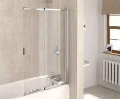Aqualux Parete Vasca Scorrevole A 2 Ante 820 Mm Colore Trasparente Bianco Bath Screens Freestanding Bath With Shower Shower Bath