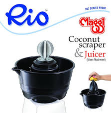 Save money and kitchen space. Maggi Rio Coconut Scrapper Citrus Juicer Attachment For Mixers Buy Online In Cayman Islands At Cayman Desertcart Com Productid 19040236