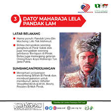 Like daeng salili, pandak lam was also made dato' maharajalela and had a pivotal role in the fight against british rule in perak. Suriyanie Mahmud Asmer Mmuntasirah Twitter