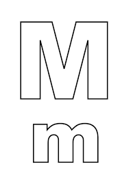 In english and spanish, uppercase and lowercase. Letter M 8 Coloring Page Free Printable Coloring Pages For Kids