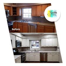 If the layout is doesn't work for your needs, or if the space is cramped, then refacing won't help this. Refacing Vs Refinishing Your Kitchen Cabinets My Life Publications
