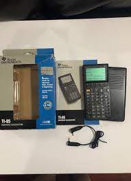 Used But Working Fine Comes With Original Box Guide Bookgraphic Calculator With Cover And Link Cable Initial On The Back Of The C Calculator Power Initials