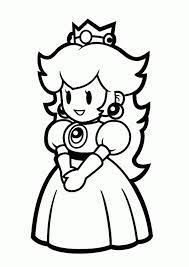 Advance tour • mario golf: Mario Coloring Pages Princess Peach Coloring And Drawing