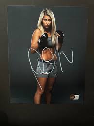 Paige VanZant Hot!! autographed signed sexy MMA UFC 8x10 photo Beckett BAS  coa