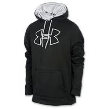 Black And White Hoodie Mens Men S Under Armour Fleece Storm Outline Big Logo Hoodie Under Armour Mens Outfits Boyfriend Gifts