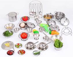 Metal kitchen set toys images with names. Stainless Steel Kitchen Set Toys Novocom Top